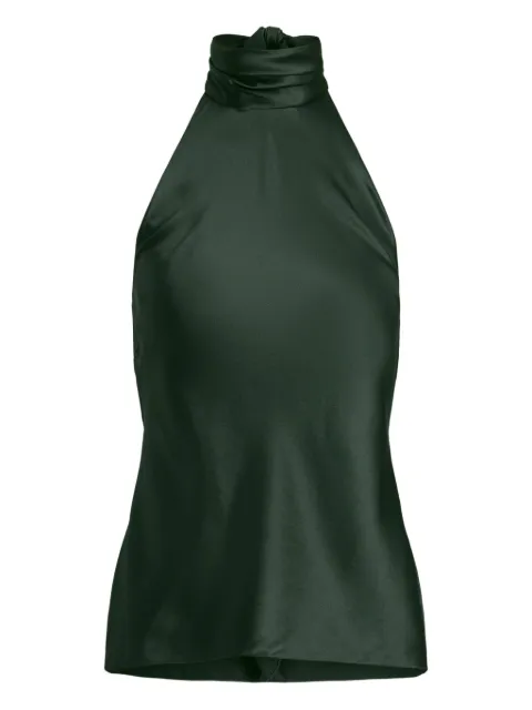 Ralph Lauren Collection Chilton high-neck tie-neck top