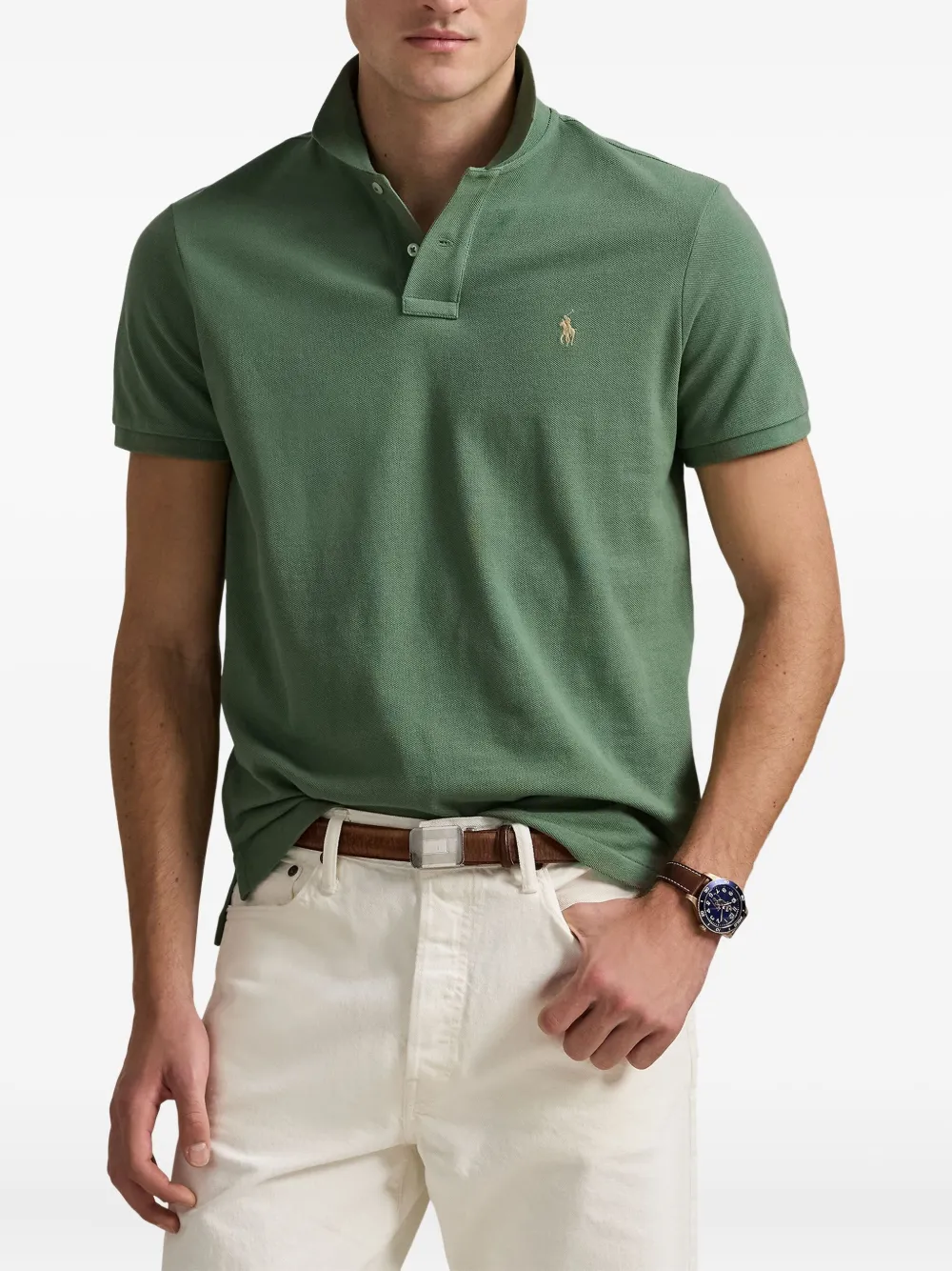 Polo Ralph Lauren Poloshirt met logo van Polo-Pony Groen