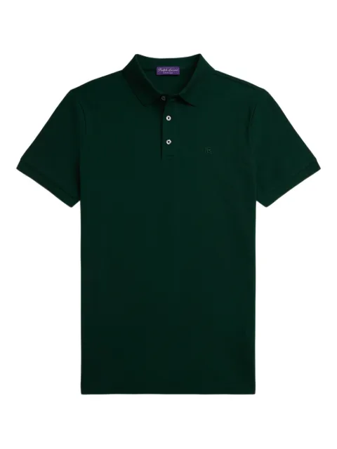 Ralph Lauren Purple Label playera tipo polo con logo bordado