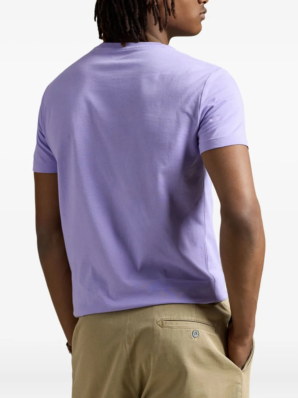 Polo Ralph Lauren T-shirt met geborduurd logo Paars