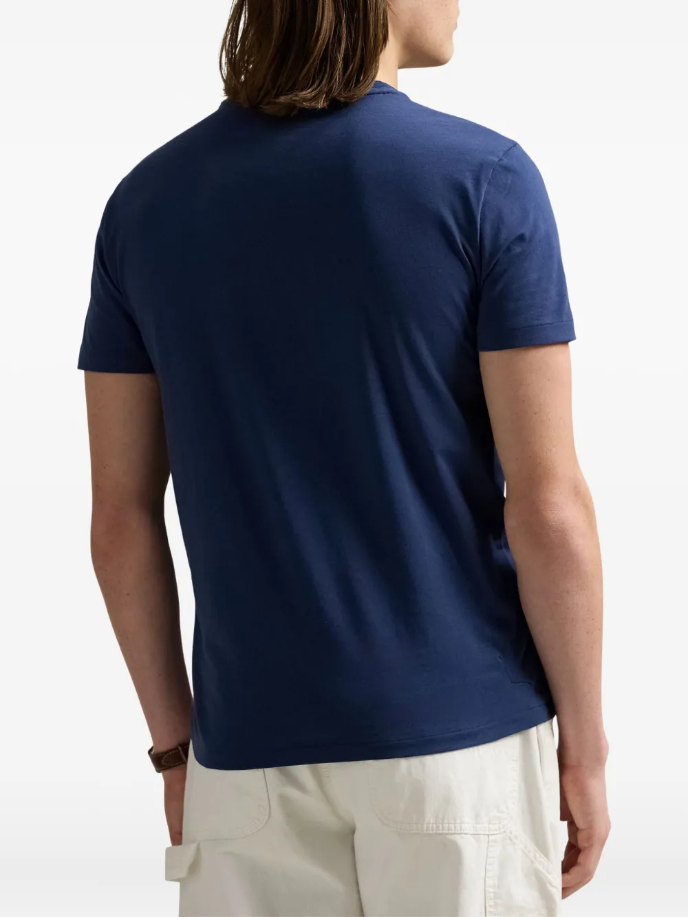 Polo Ralph Lauren T-shirt met geborduurd logo Blauw