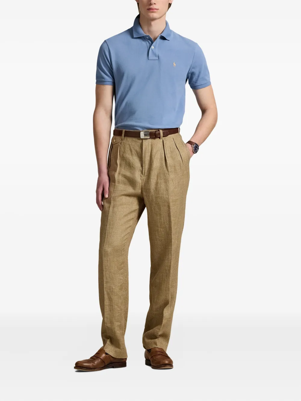 Polo Ralph Lauren Poloshirt met geborduurd logo Blauw