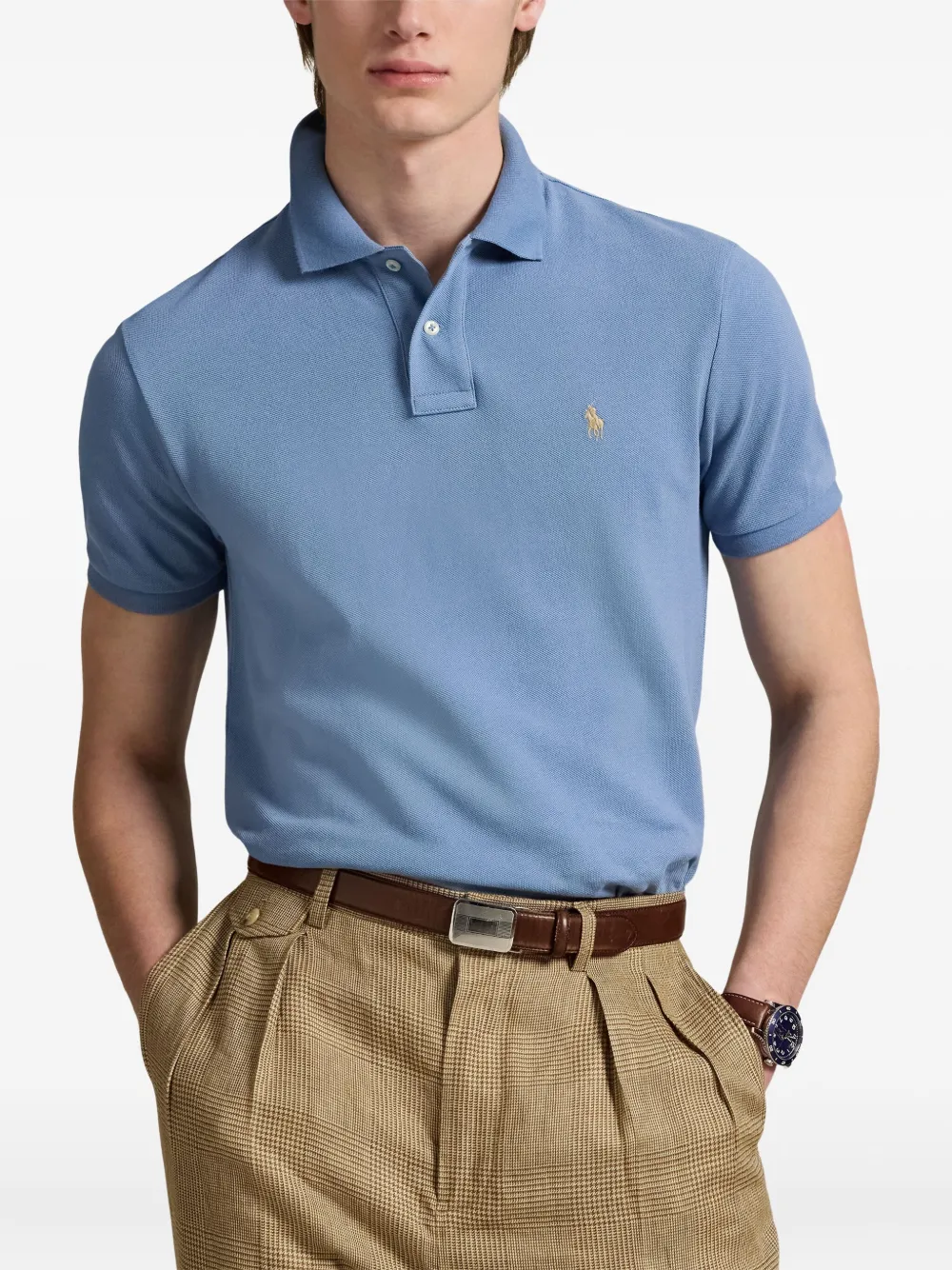Polo Ralph Lauren Poloshirt met geborduurd logo Blauw