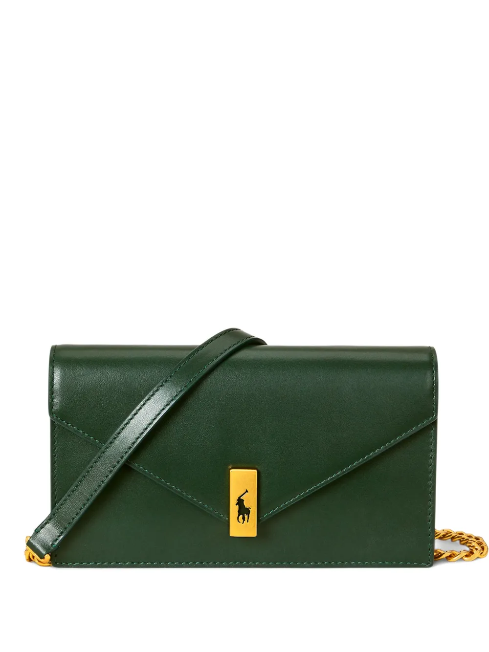 Polo Ralph Lauren Borsa a tracolla in pelle - Verde