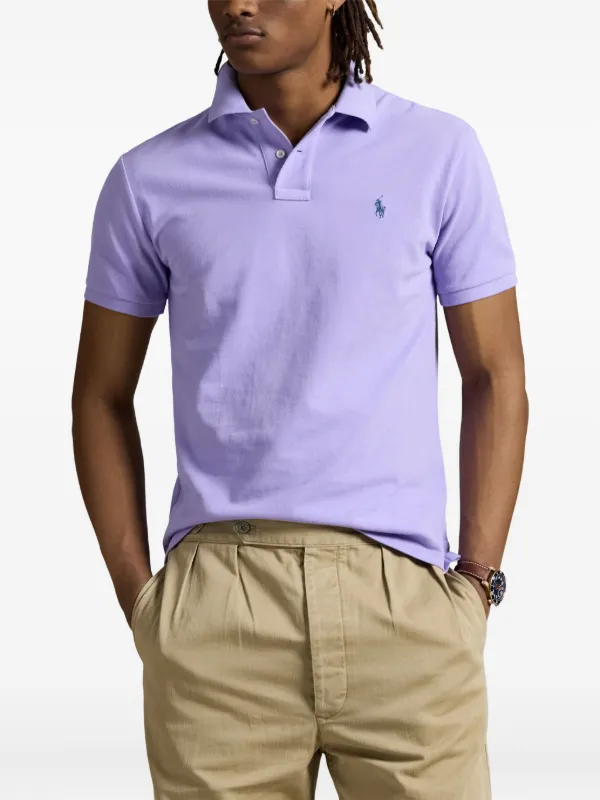 Polo Ralph Lauren short-sleeve Polo Shirt | Purple | FARFETCH ZA