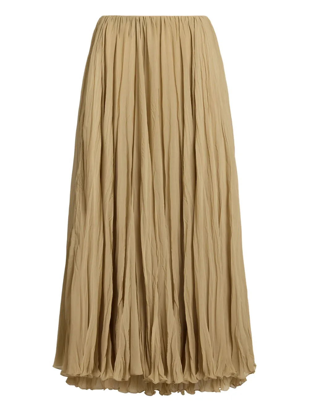 Ralph Lauren Collection pleated midi skirt | Neutrals | Image 1