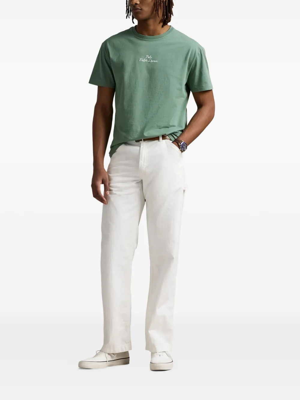 Polo Ralph Lauren T-shirt met geborduurd logo Groen