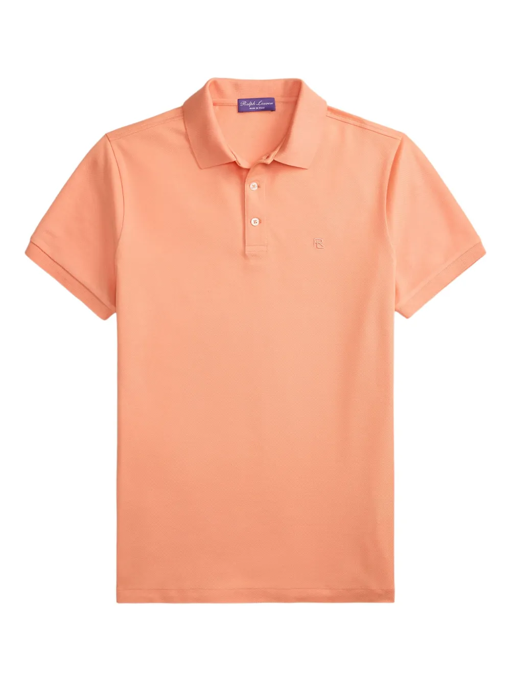 Ralph Lauren Purple Label Poloshirt met geborduurd logo Oranje