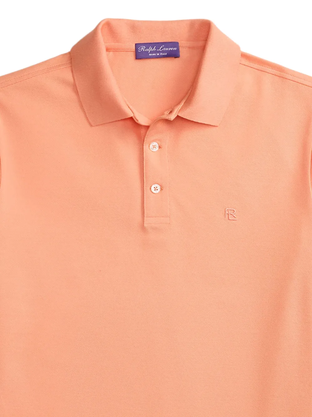 Ralph Lauren Purple Label Poloshirt met geborduurd logo Oranje