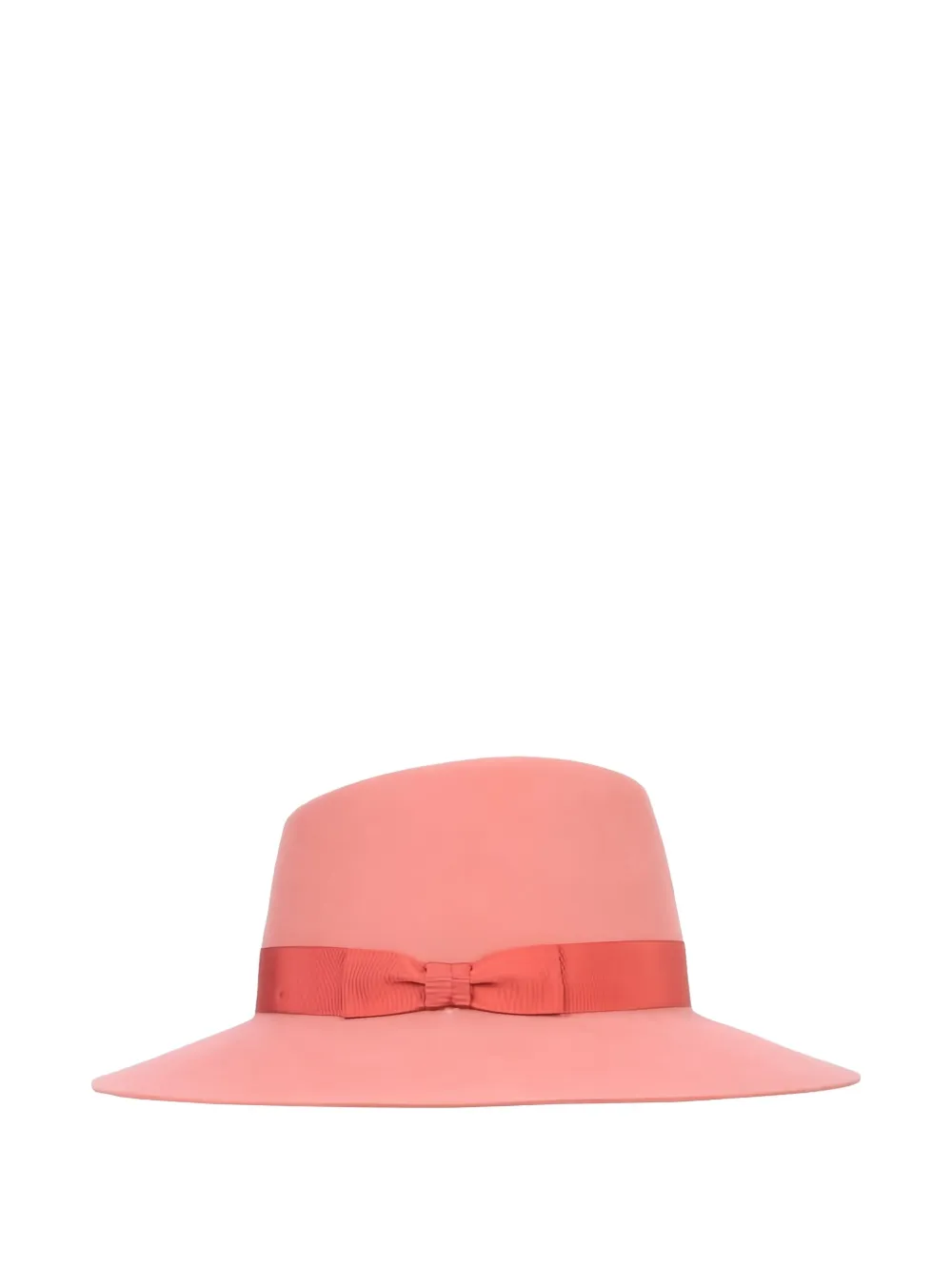 Helen Kaminski Bow-detail Cotton Hat In Pink