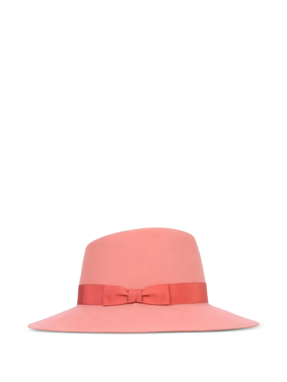 Helen Kaminski bow-detail cotton hat - Rosa