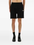 Helmut Lang logo-detail cotton shorts - Black