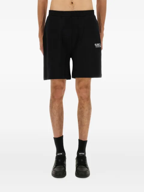 Helmut Lang logo-detail cotton shorts