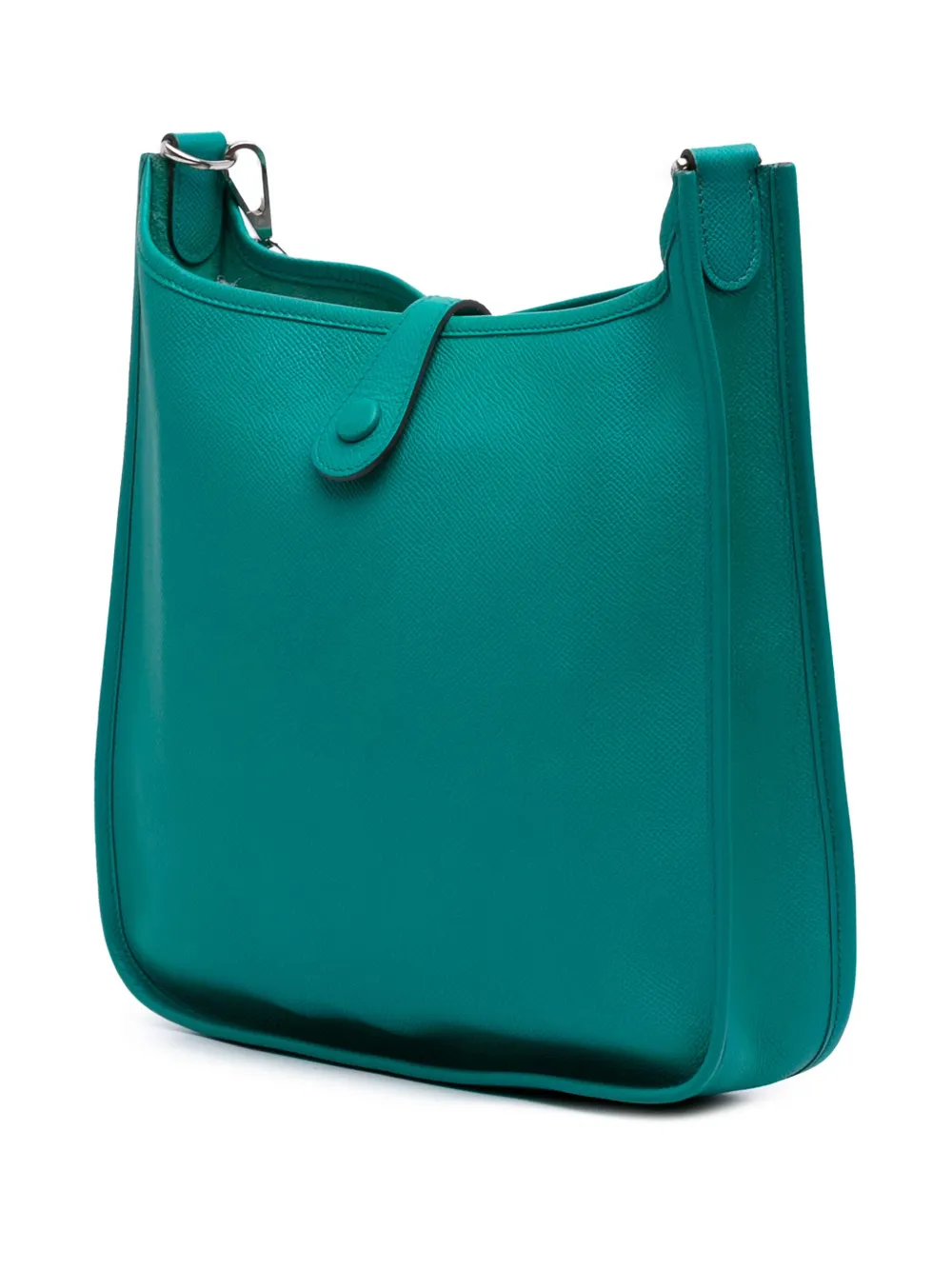 Pre-owned Hermes 2011 Epsom Evelyne Pm Crossbody Bag In Blue