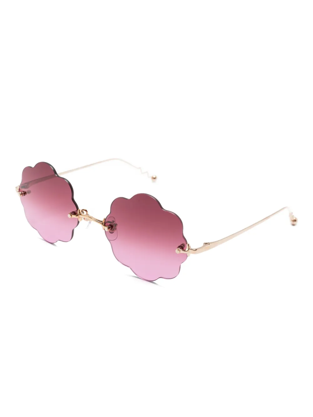 Megane and Me geometric-frame sunglasses Goud