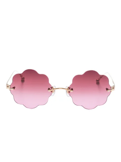Megane and Me geometric-frame sunglasses