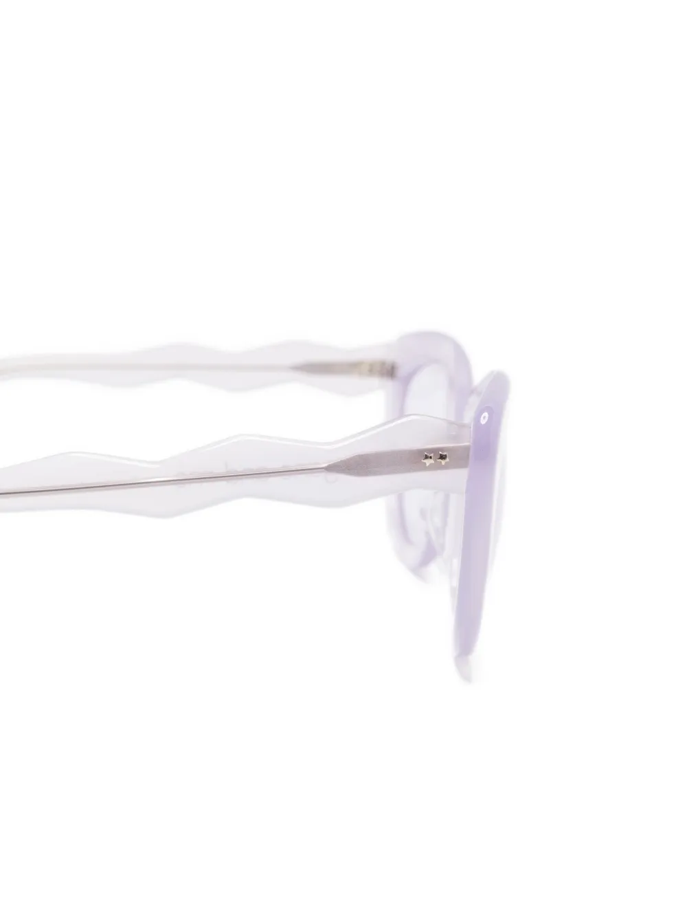 Megane and Me Brook zonnebril met cat-eye montuur Paars