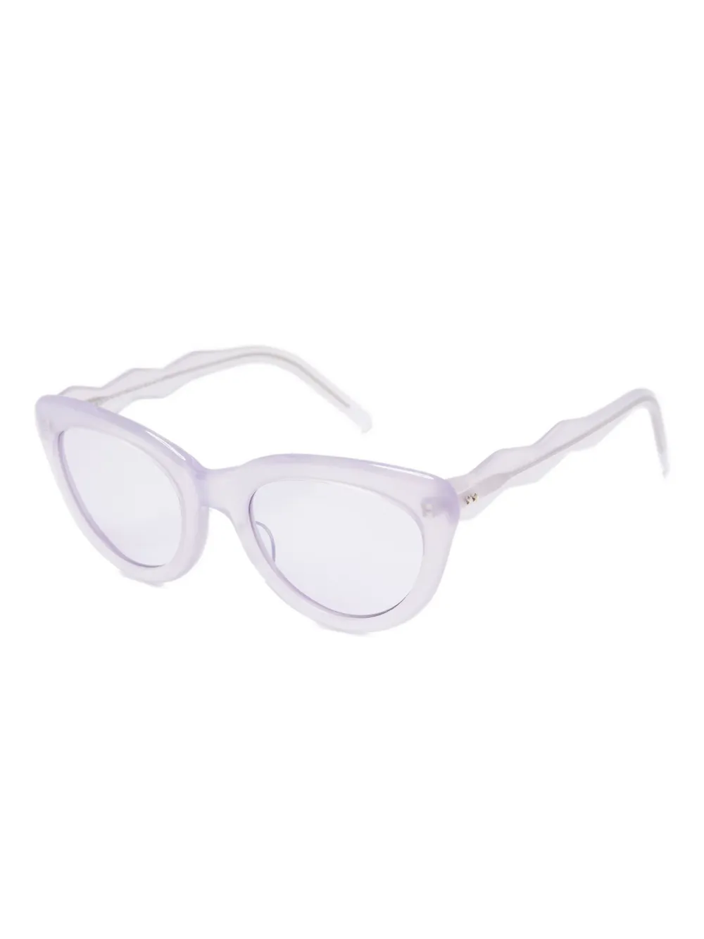 Megane and Me Brook zonnebril met cat-eye montuur Paars