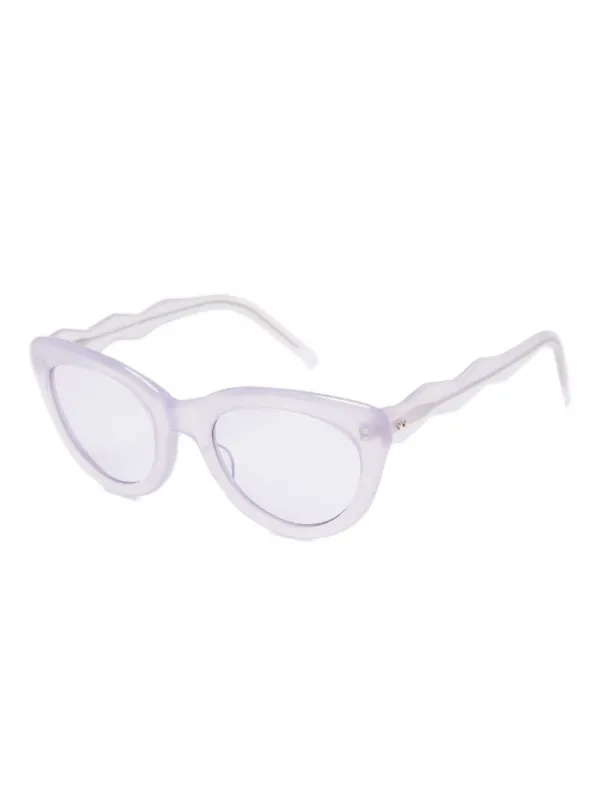 Megane And Me Brook cat-eye Frame Sunglasses | Purple | FARFETCH CA