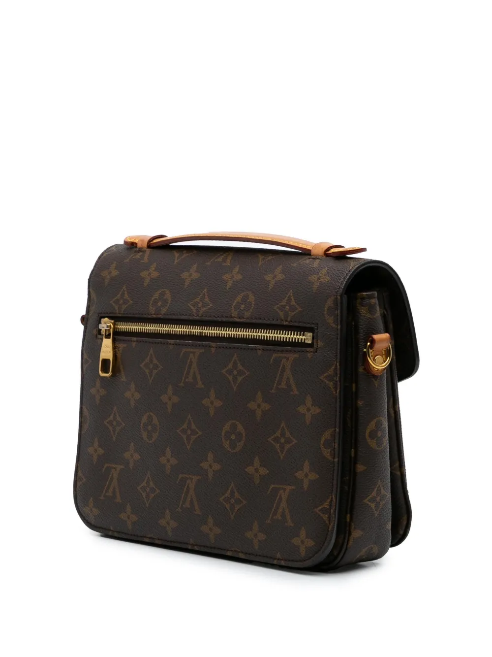 Pre-owned Louis Vuitton 2019 Monogram Pochette Metis Satchel