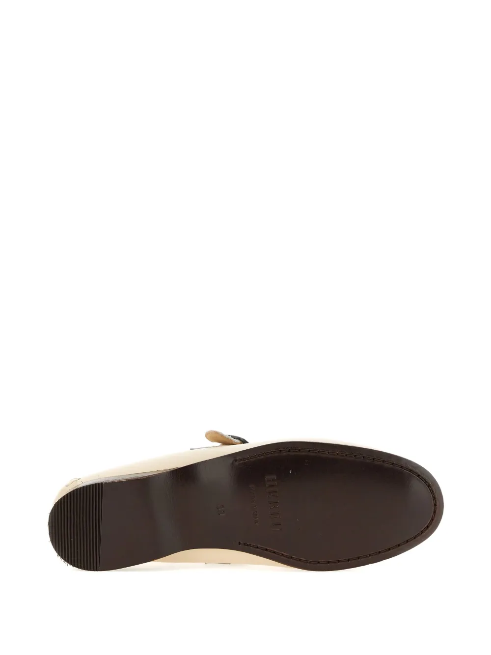 Hereu Buckle Detail Loafers In Neutral