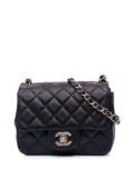 CHANEL Pre-Owned 2014-2015 Mini Square Classic Lambskin Single Flap crossbody bag - Blue
