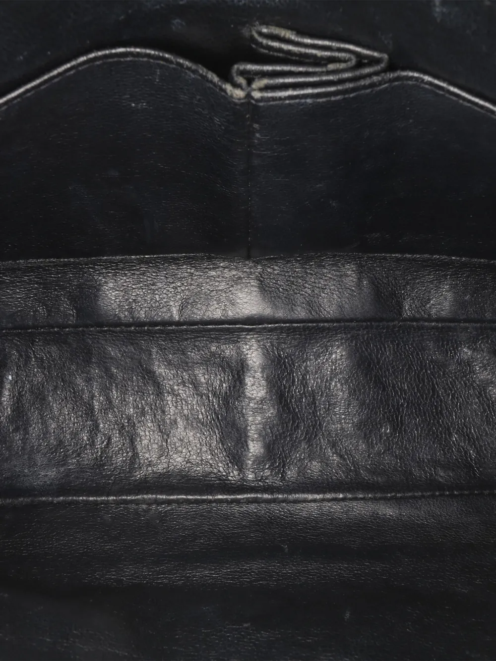 Pre-owned Chanel 2013-2014 Medium Classic Patent Double Flap Shoulder Bag In Black