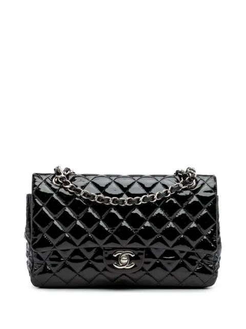 CHANEL Pre-Owned 2013-2014 Medium Classic Patent Double Flap shoulder bag