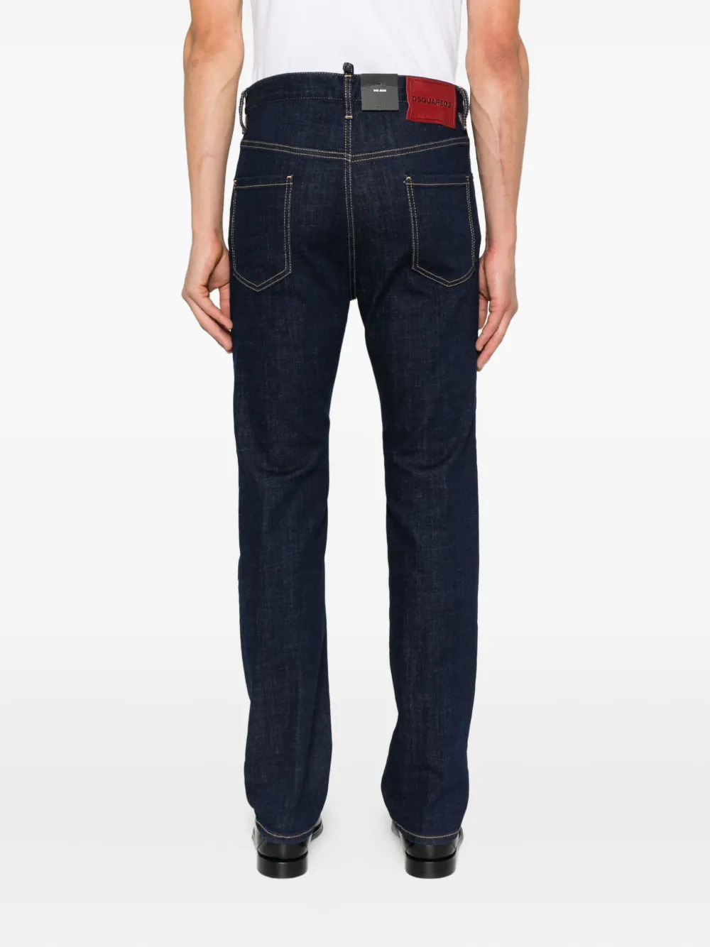 DSQUARED2 Jeans met logopatch Blauw