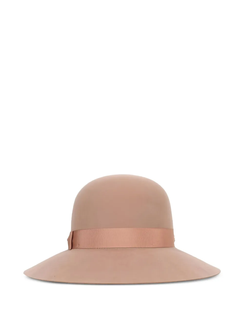 Helen Kaminski bow-detail cotton hat - Marrone