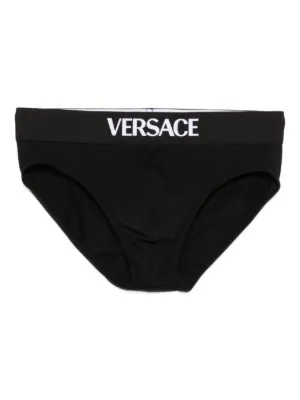 Versace 90s ロゴ ブリーフ | ブラック | FARFETCH JP