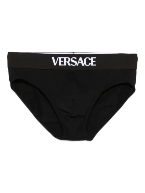 Versace logo-band briefs