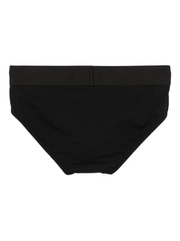 Versace ロゴバンド ブリーフ | ブラック | FARFETCH JP