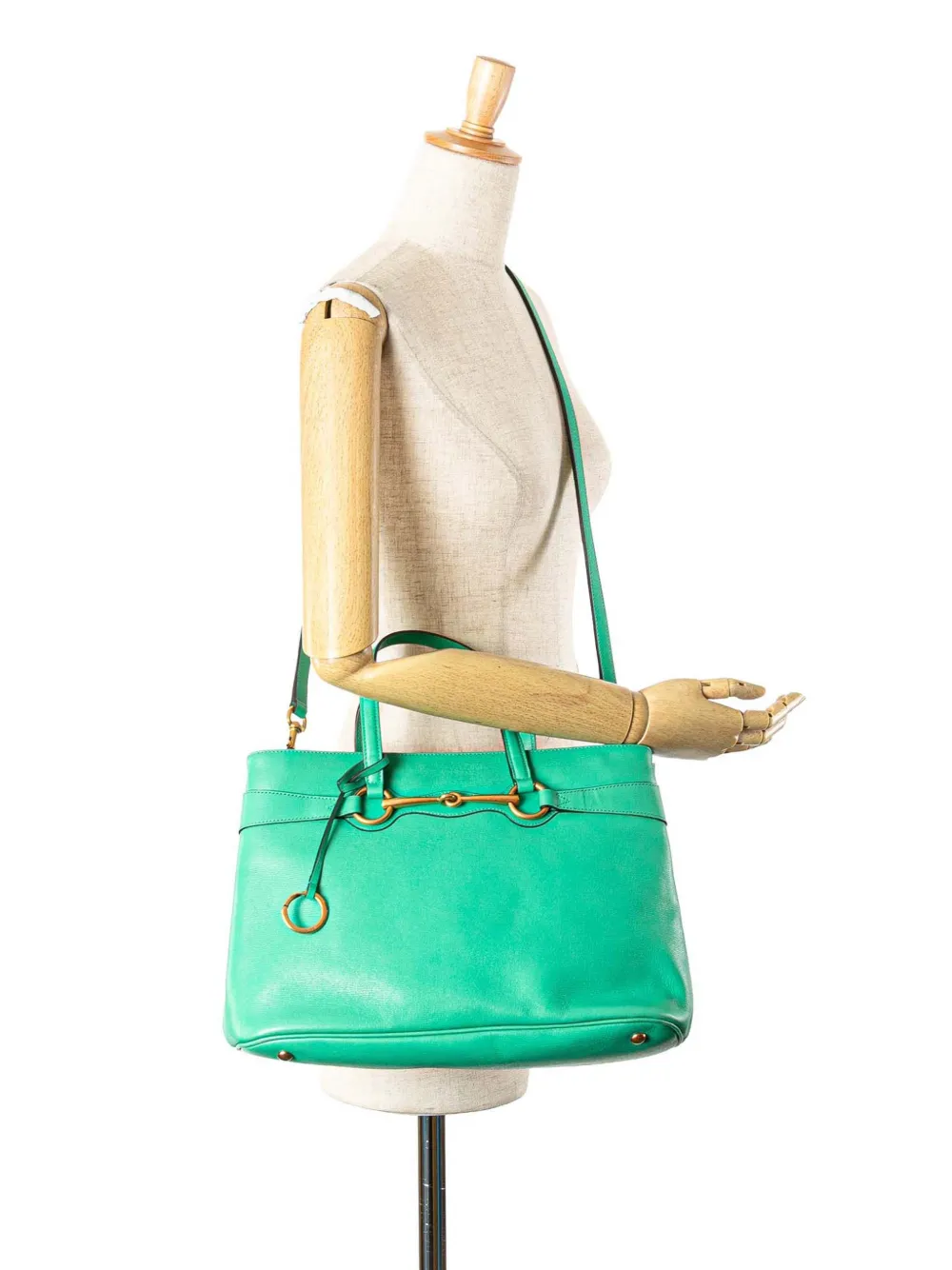 Gucci Pre-Owned 2000-2015 Leather Bright Bit satchel | Pre-Owned | Image 2