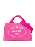 Prada Pre-Owned 2013-2025 Small Canvas Canapa Logo satchel - Pink