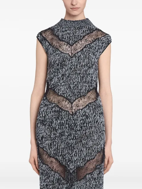 Giambattista Valli lace-insert dress