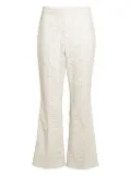Giambattista Valli Daisy macramé trousers - White