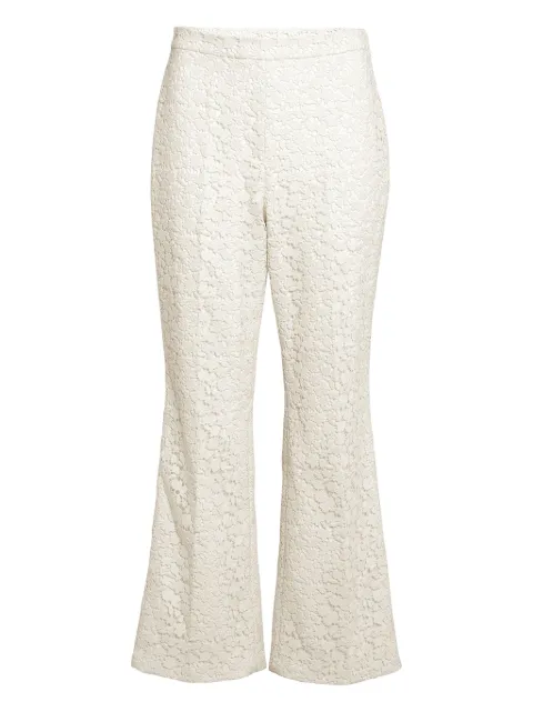 Giambattista Valli Daisy macramé trousers