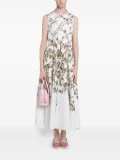 Giambattista Valli floral-print midi dress - White