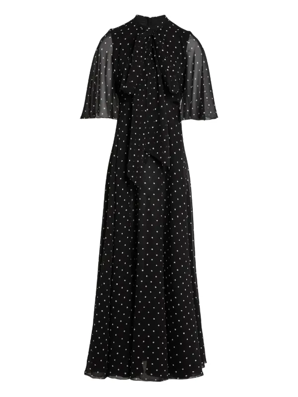 Giambattista Valli Maxi-jurk Met Stippen Zwart FARFETCH NL