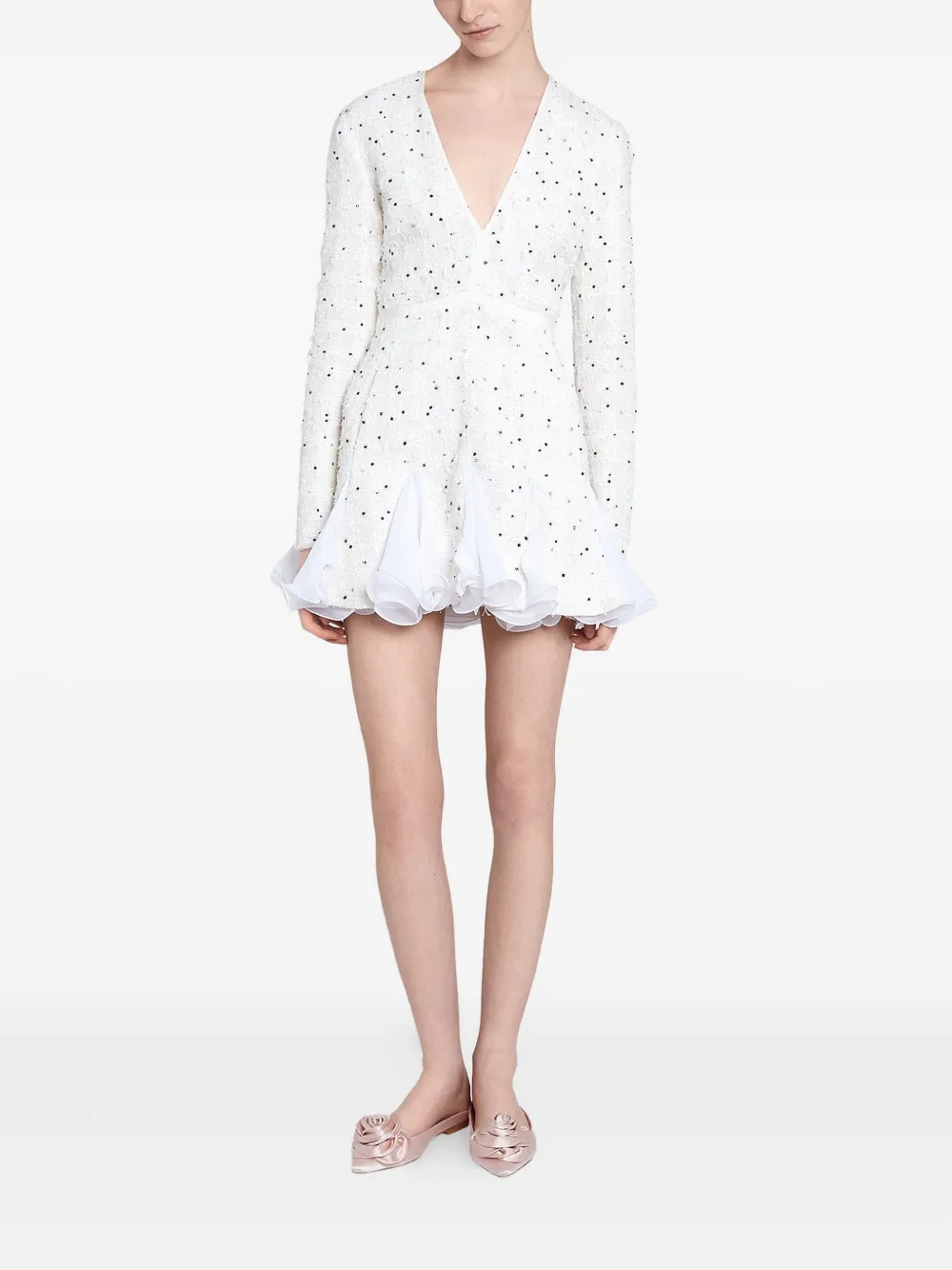 Giambattista Valli Jurk met stippen - Wit
