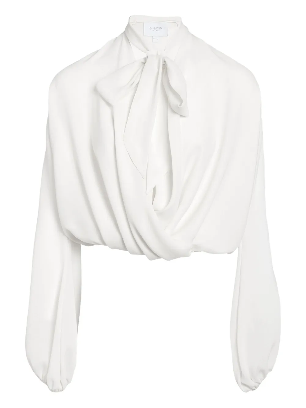 Giambattista Valli Zijden blouse Wit