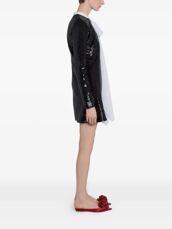 giambattista valli little black dresses Giambattista Valli // Black Lace Cape Dress – VSP Consignment main image 0