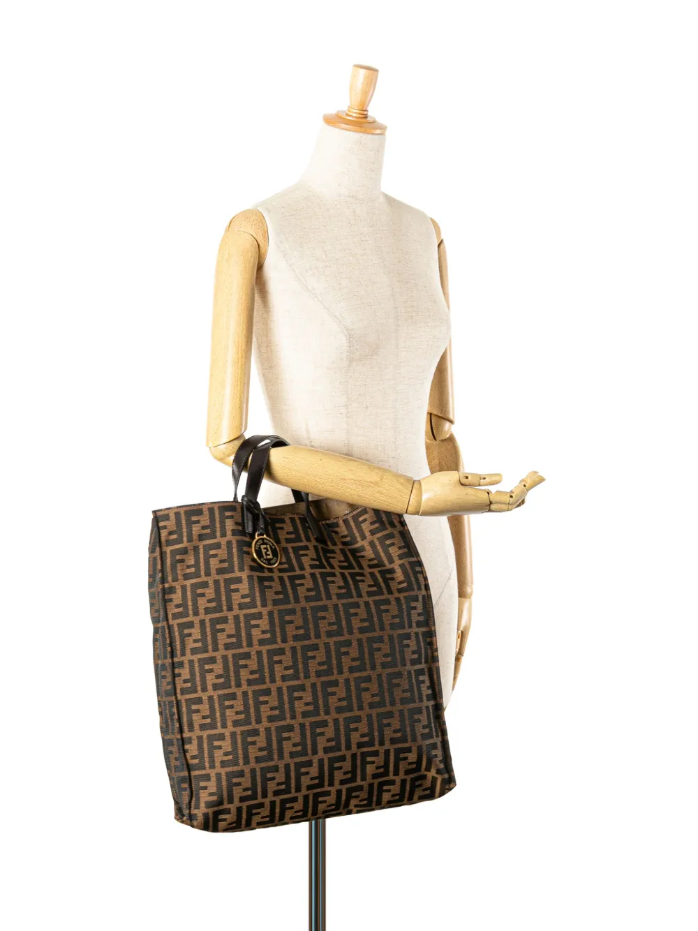 Fendi Pre-Owned 2010-2025 Zucca Canvas Shopping tote bag | Pre-Owned | Image 2