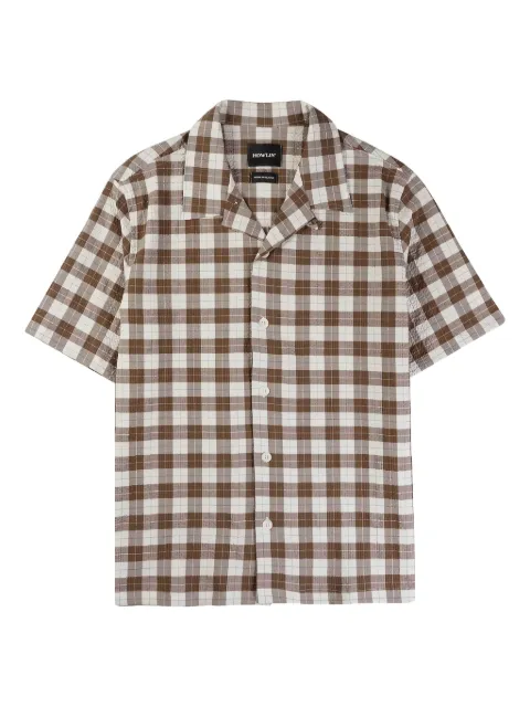 Howlin' checked short-sleeve shirt