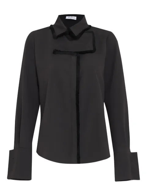 Gloria Coelho Destroyed Thai De Melo fringe-trim shirt