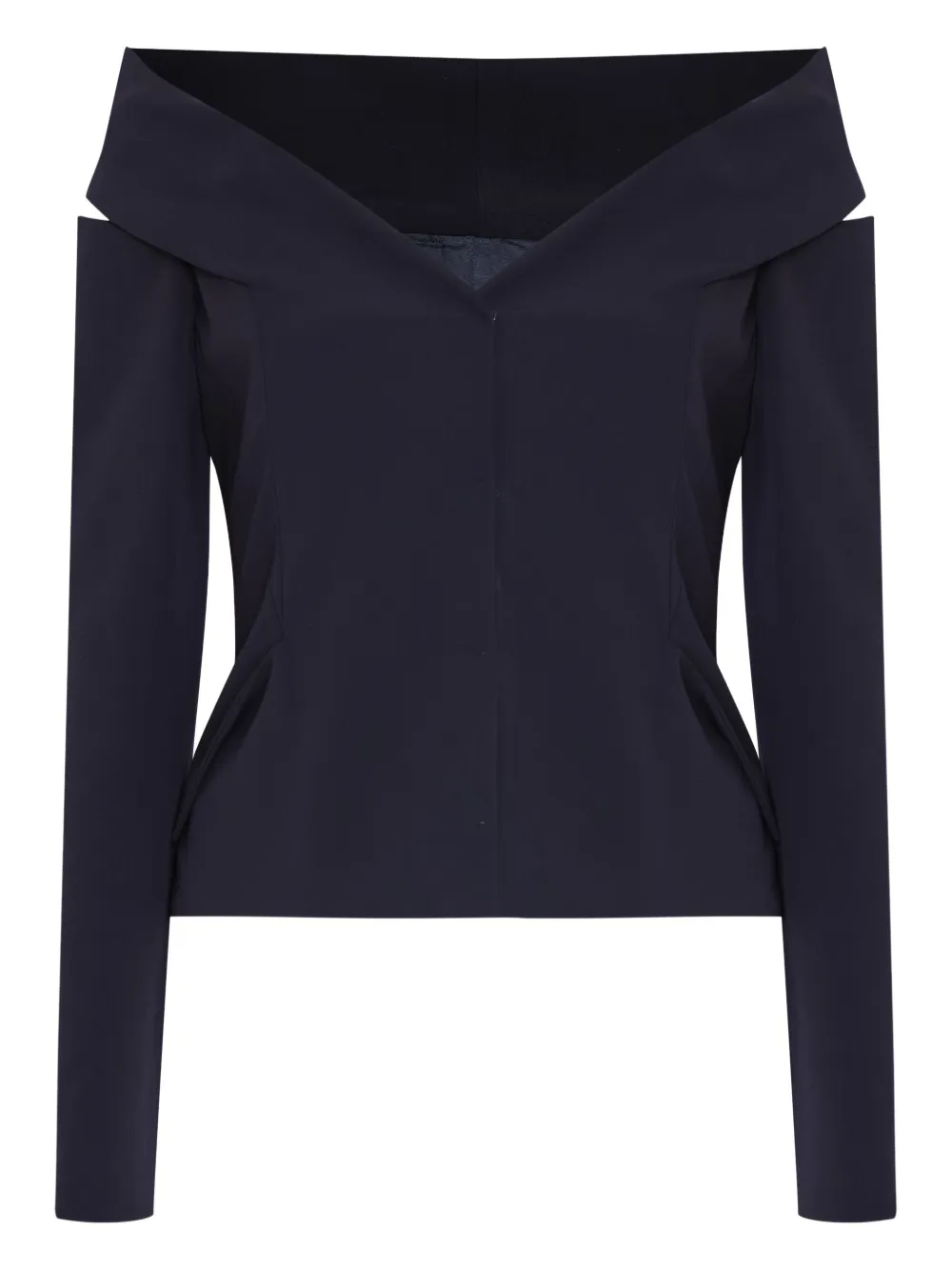 Gloria Coelho Top con spalle scoperte - Blu