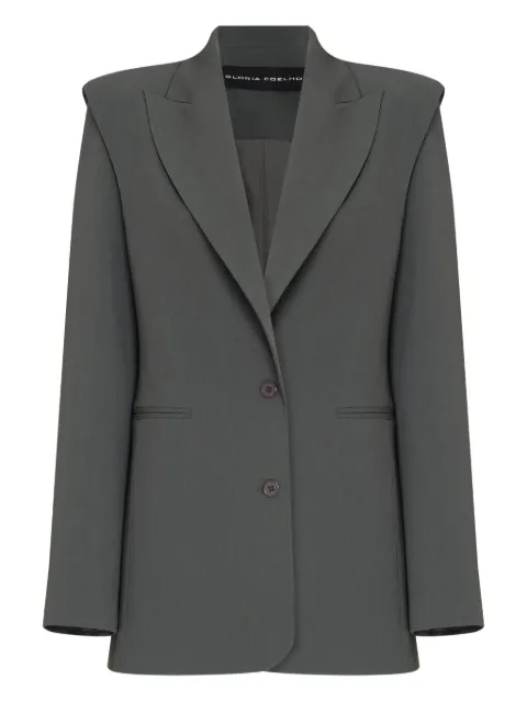 Gloria Coelho blazer con mangas removibles