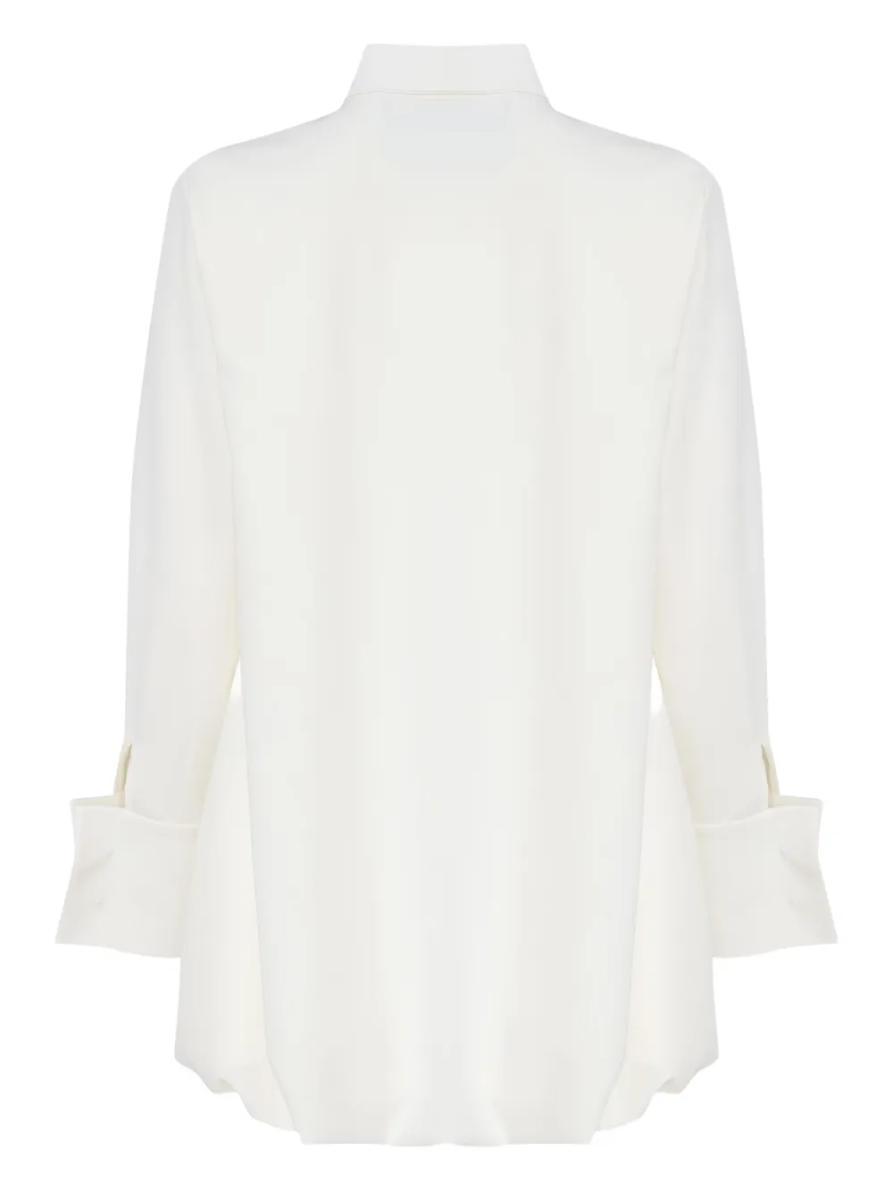 Gloria Coelho Rockabilly blouse met wijde mouwen - Wit