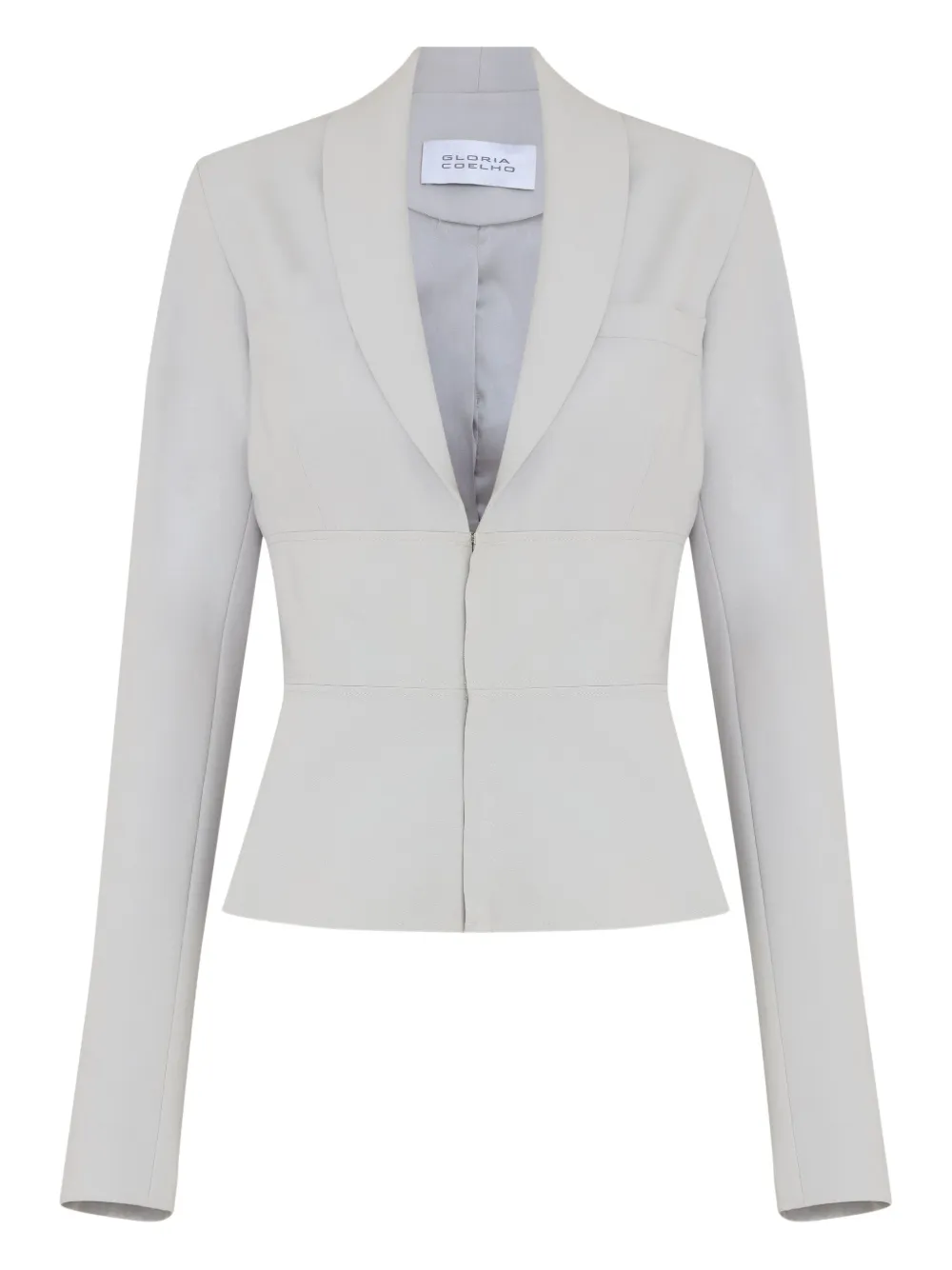 Gloria Coelho Klassisches Sakko - Grau
